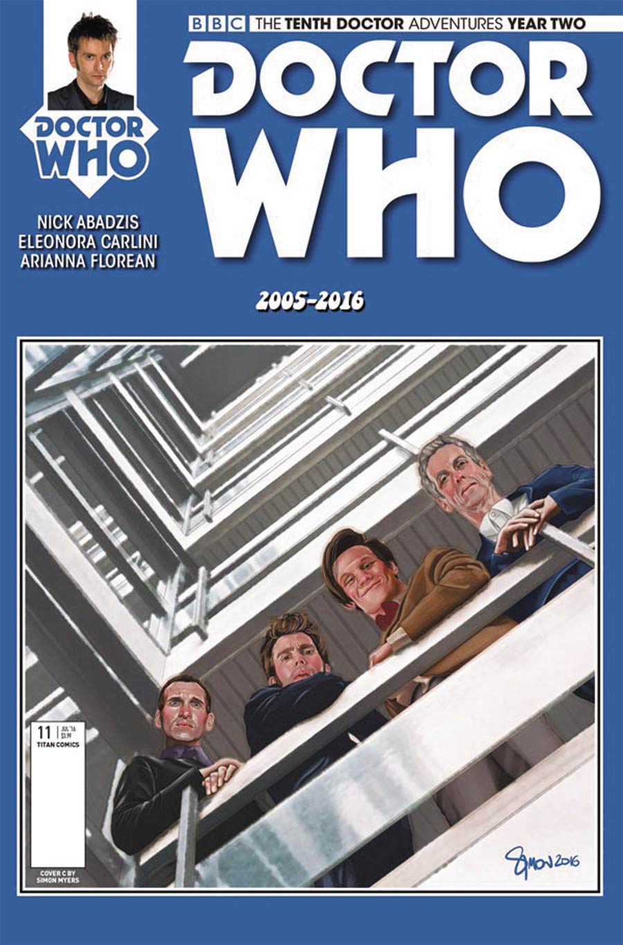 Doctor Who 10th Doctor Year Two #11 Cover C Variant Eleonora Carlini Cover