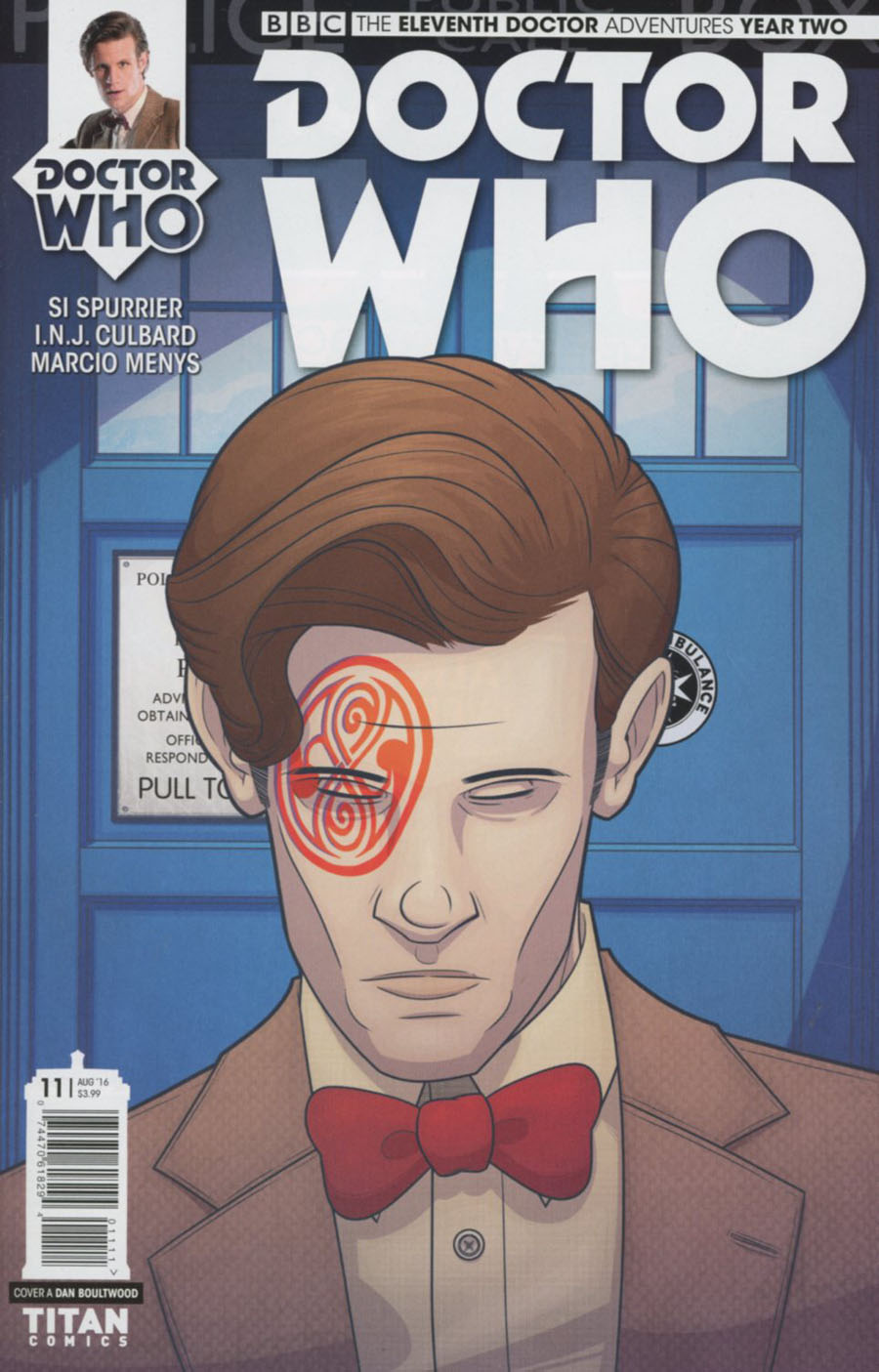 Doctor Who 11th Doctor Year Two #11 Cover A Regular Dan Boultwood Cover