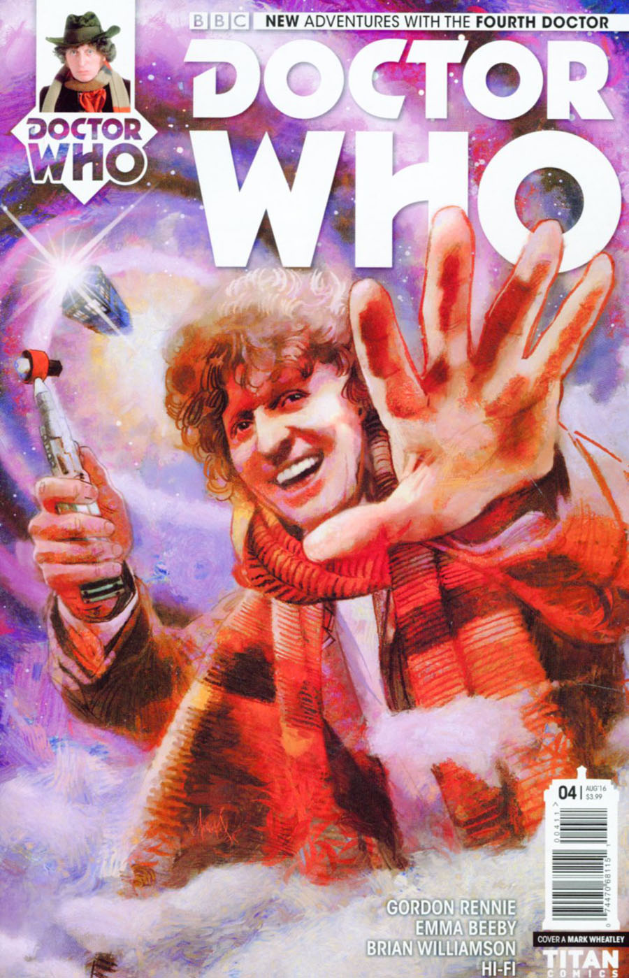 Doctor Who 4th Doctor #4 Cover A Regular Mark Wheatley Cover