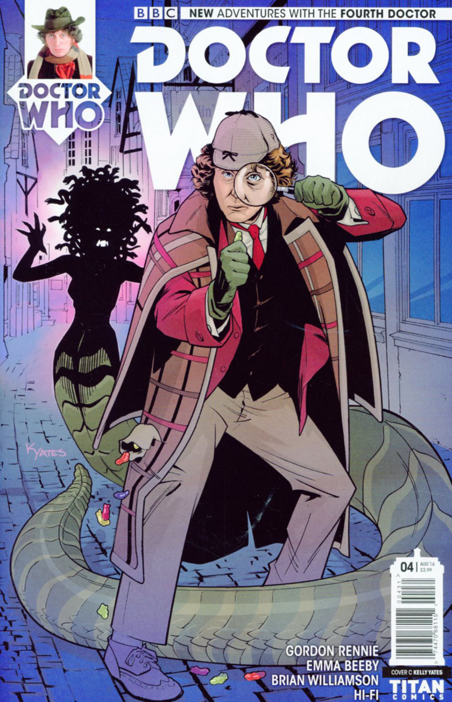 Doctor Who 4th Doctor #4 Cover C Variant Kelly Yates Cover