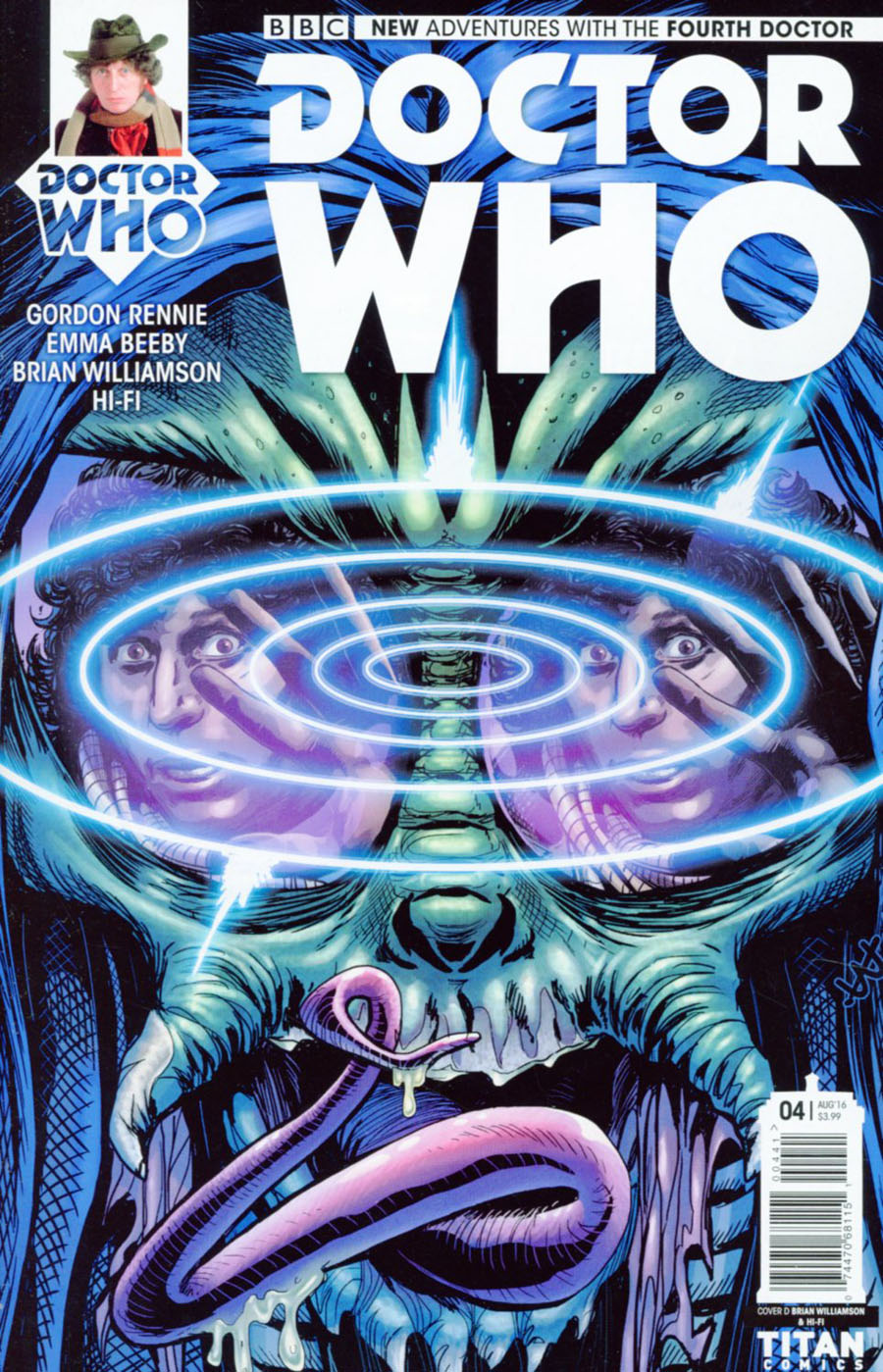 Doctor Who 4th Doctor #4 Cover D Variant Brian Williamson Cover