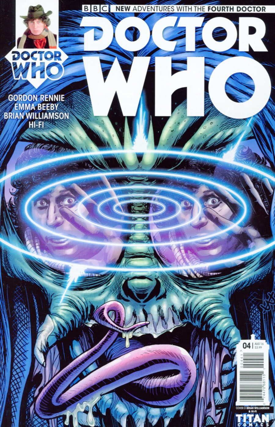 Doctor Who 4th Doctor #4 Cover D Variant Brian Williamson Cover