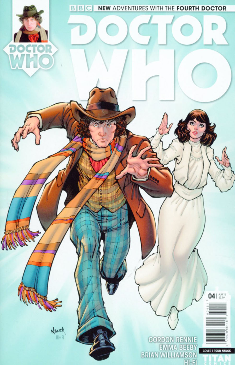 Doctor Who 4th Doctor #4 Cover E Variant Todd Nauck Cover