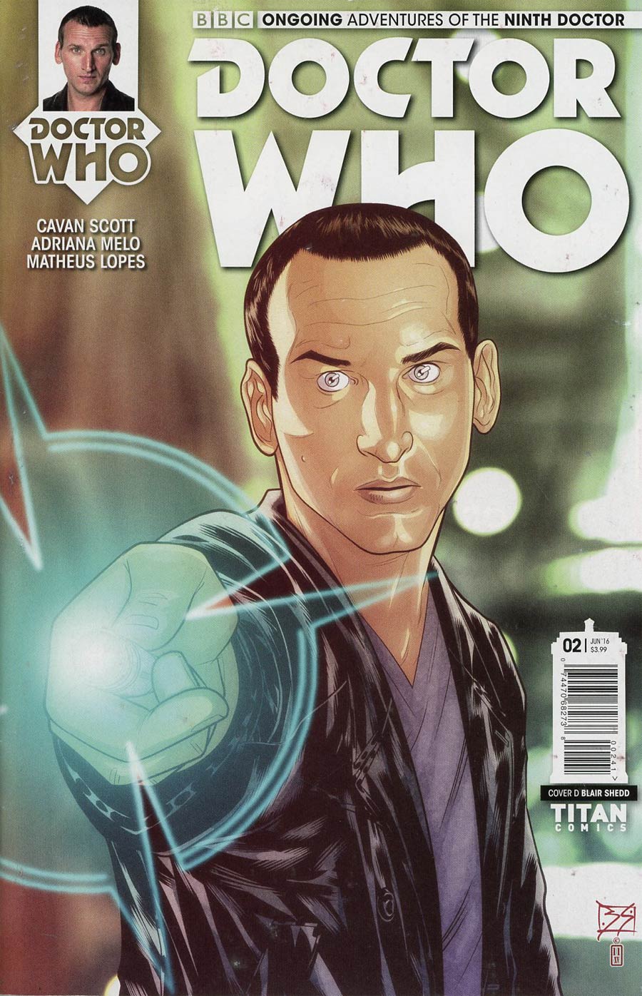 Doctor Who 9th Doctor Vol 2 #2 Cover D Variant Blair Shedd Cover