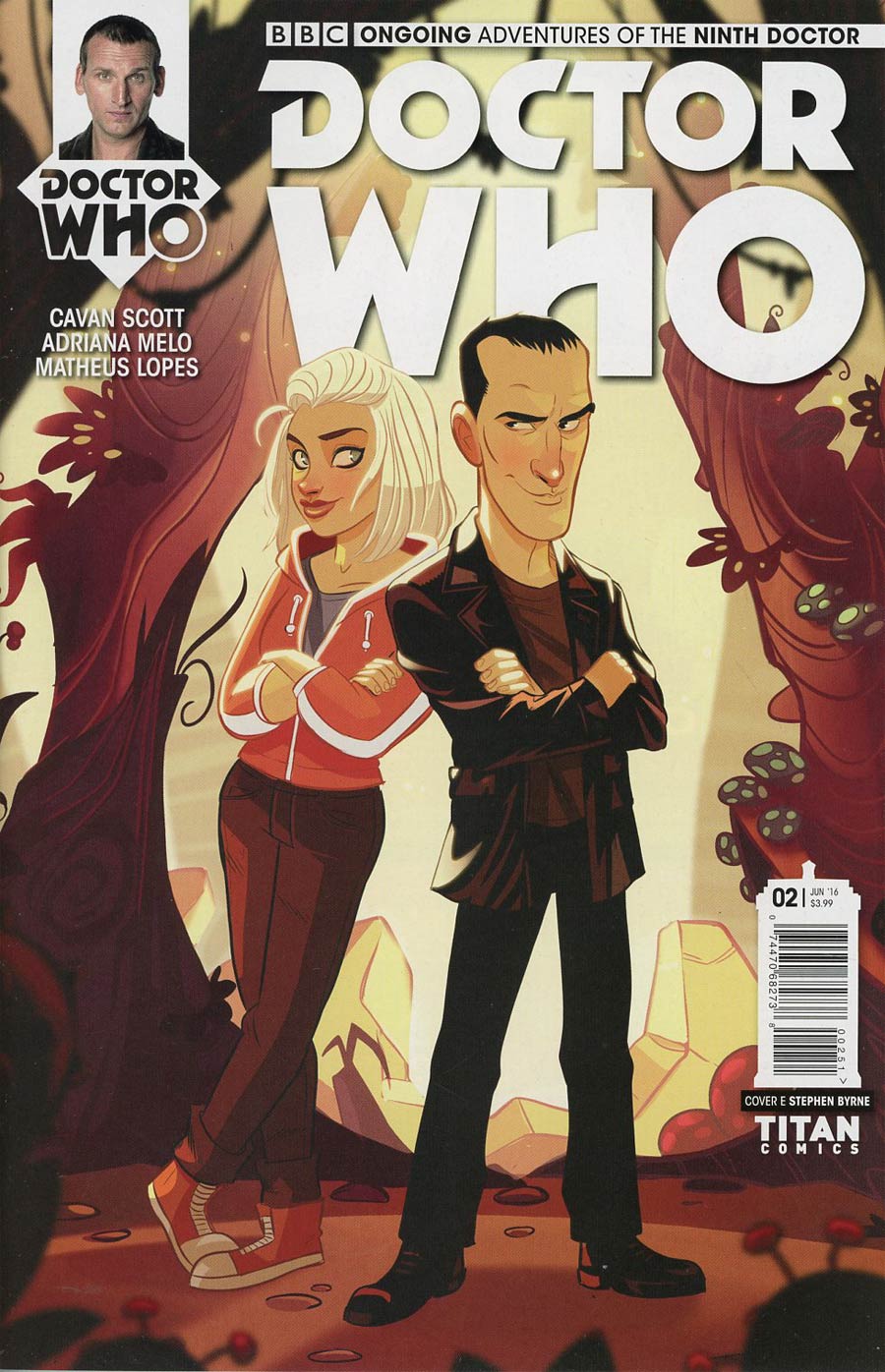 Doctor Who 9th Doctor Vol 2 #2 Cover E Variant Stephen Byrne Cover