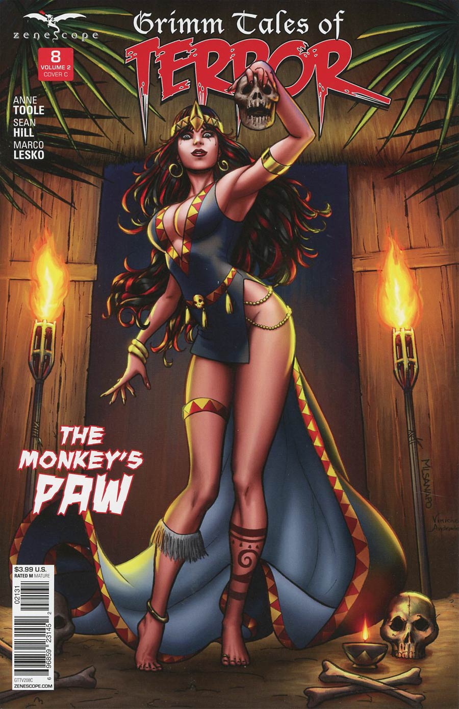 Grimm Fairy Tales Presents Grimm Tales Of Terror Vol 2 #8 Cover C Maria Luna Sanapo