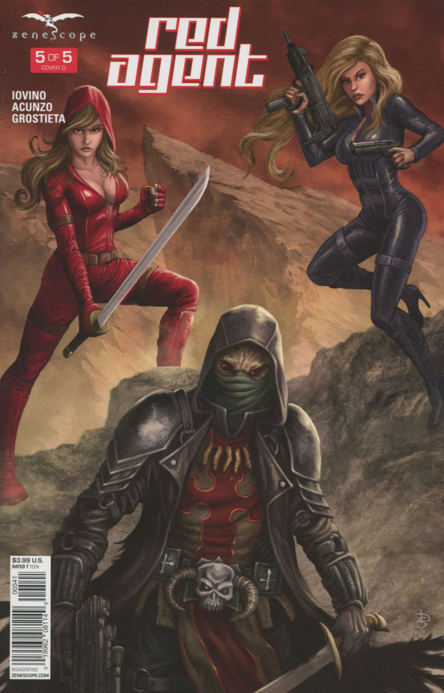 Grimm Fairy Tales Presents Red Agent #5 Cover D Douglas Sirois