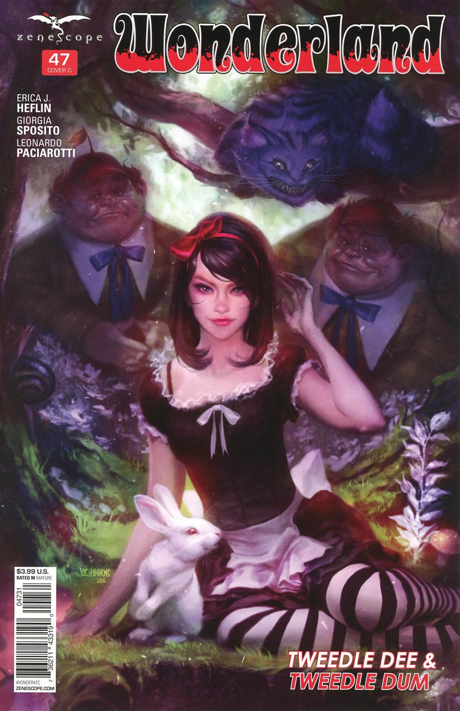 Grimm Fairy Tales Presents Wonderland Vol 2 #47 Cover C Josh Burns