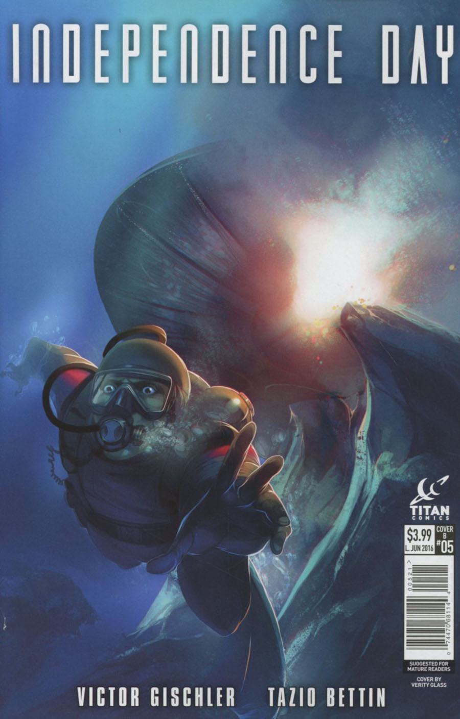 Independence Day #5 Cover B Variant Verity Glass Cover