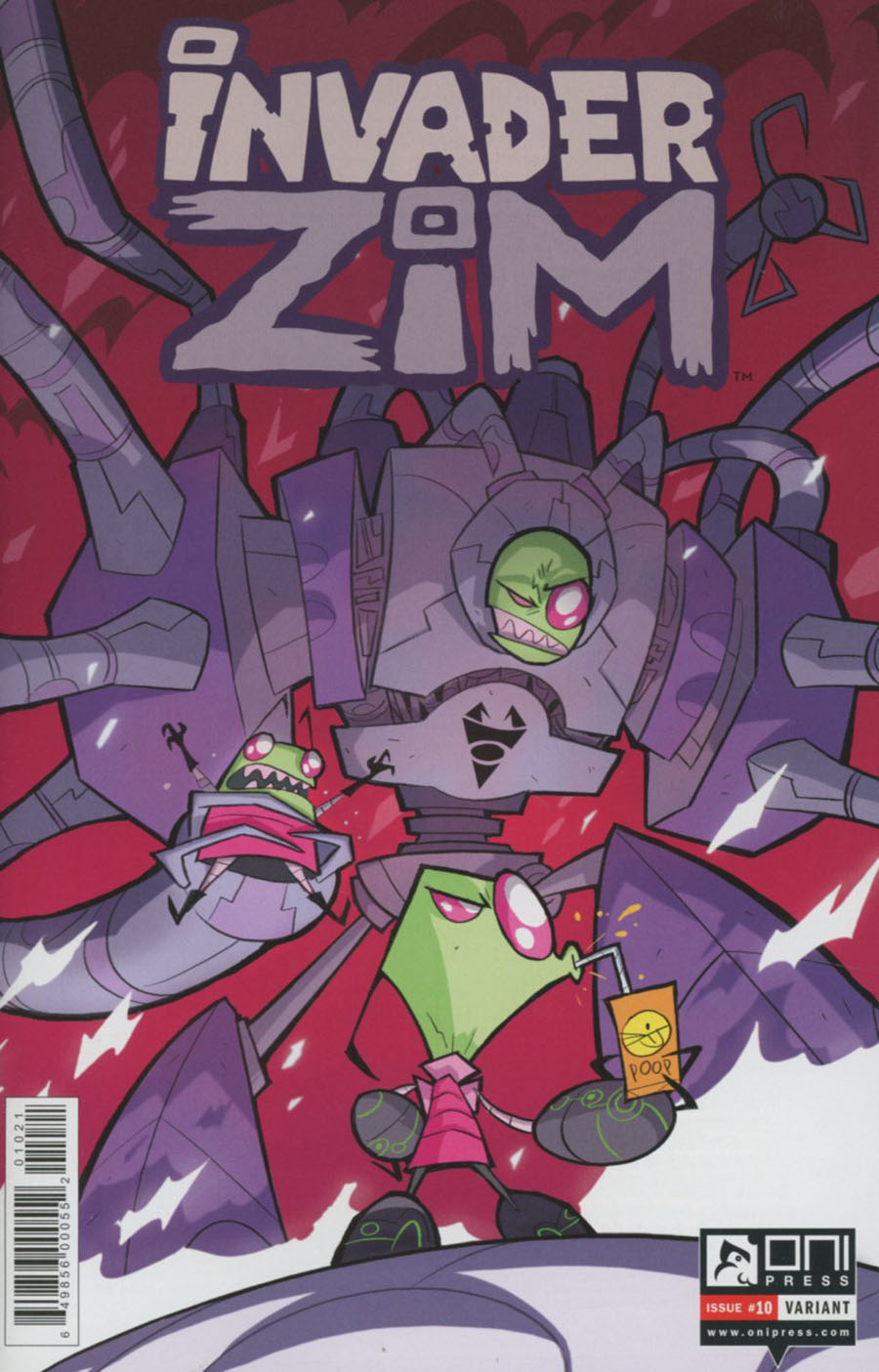 Invader Zim #10 Cover B Variant Louie Del Carmen Cover