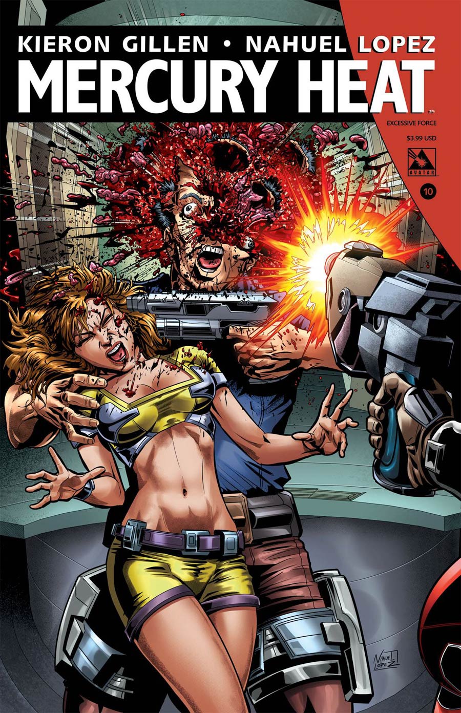 Mercury Heat #10 Cover C Excessive Force Cover