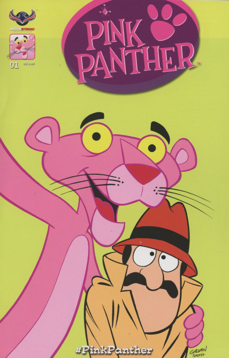Pink Panther Vol 3 #1 Cover A Regular Bill Galvan Cover
