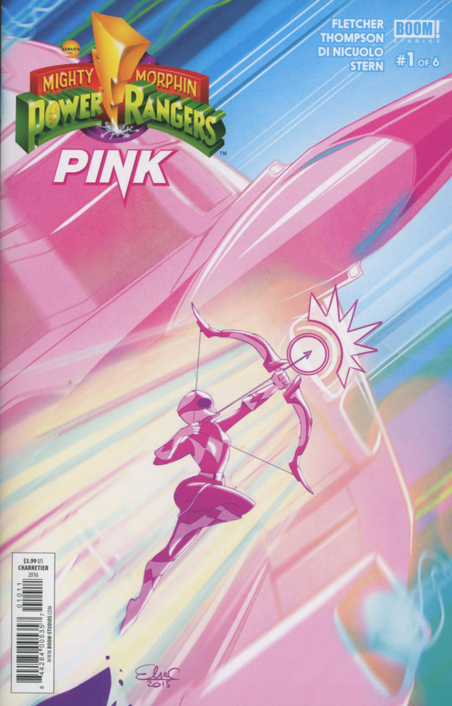 Mighty Morphin Power Rangers Pink #1 Cover A Regular Elsa Charretier Cover