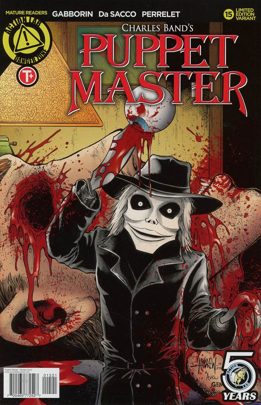 Puppet Master #15 Cover B Variant Andrew Mangum Kill Color Cover