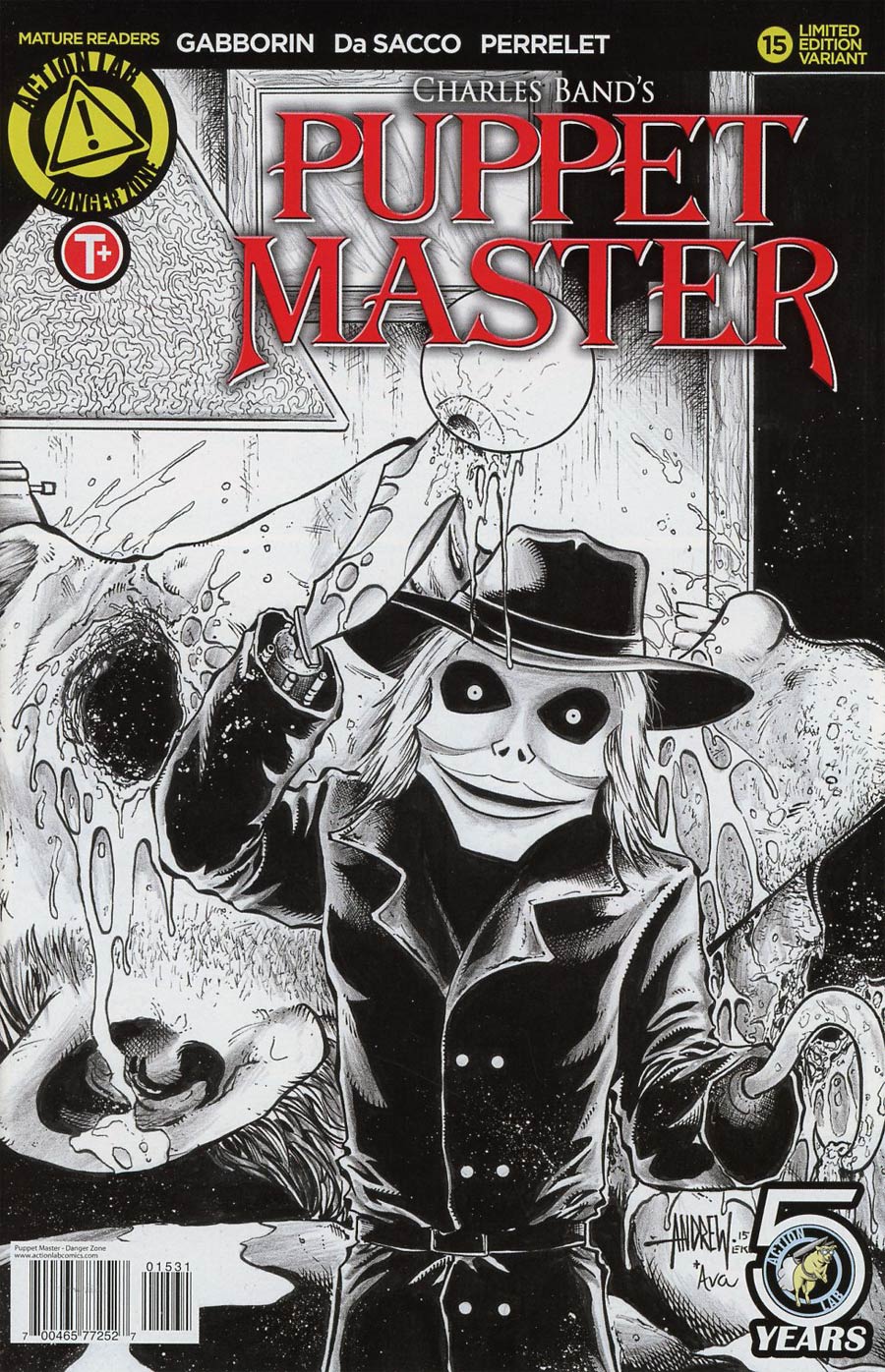Puppet Master #15 Cover C Variant Andrew Mangum Kill Sketch Cover