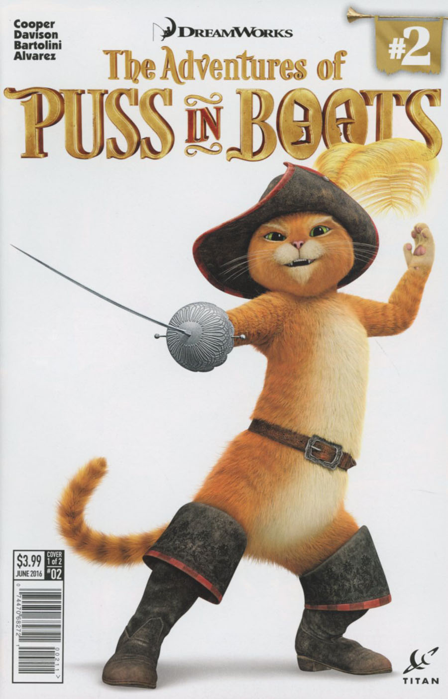 Puss In Boots #2 Cover A Regular Film Art Cover