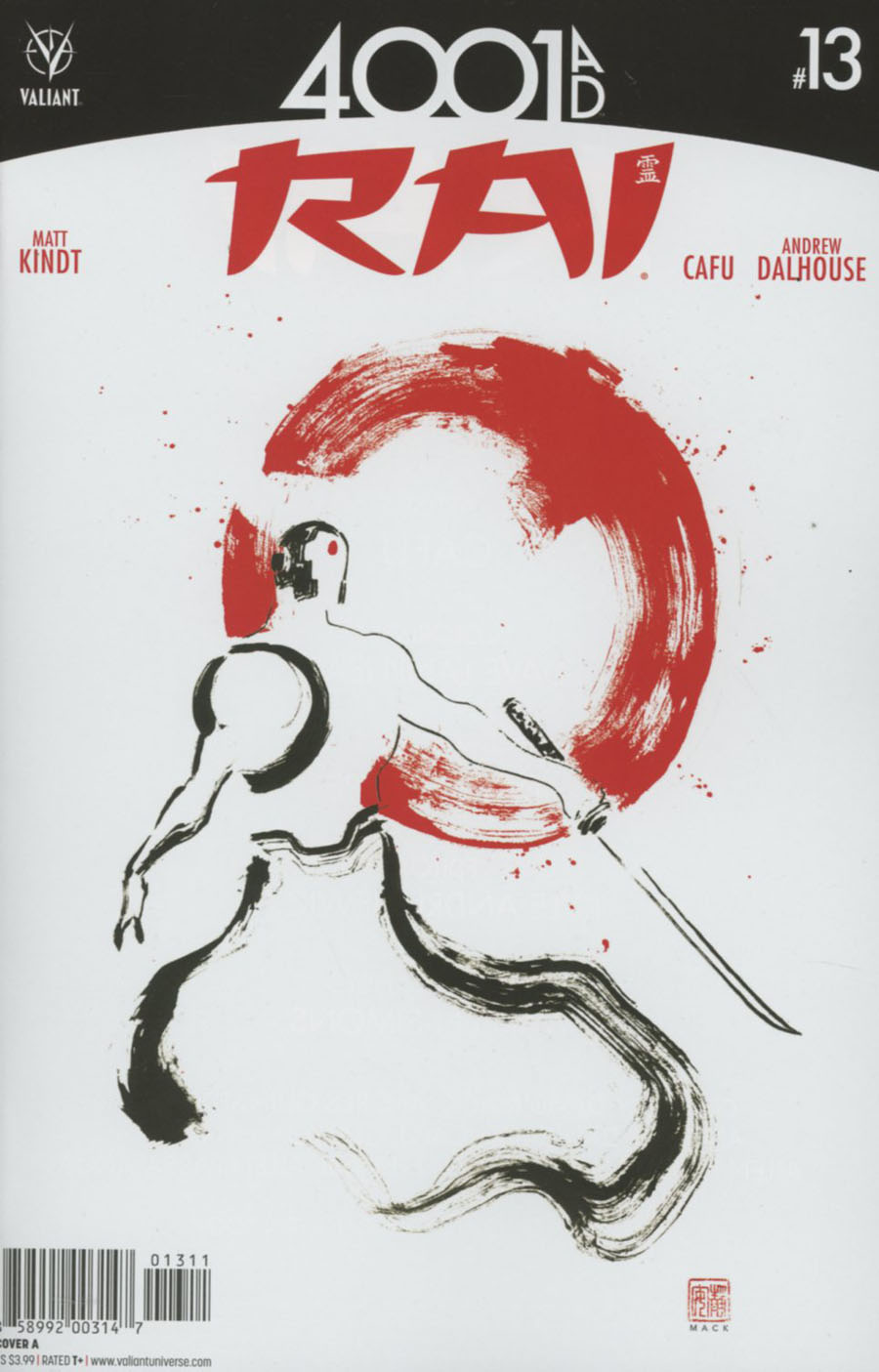 Rai Vol 2 #13 Cover A Regular David Mack Cover (4001 AD Tie-In)