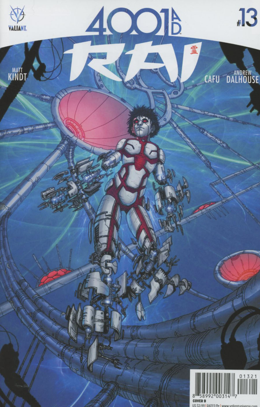 Rai Vol 2 #13 Cover B Variant CAFU Cover (4001 AD Tie-In)