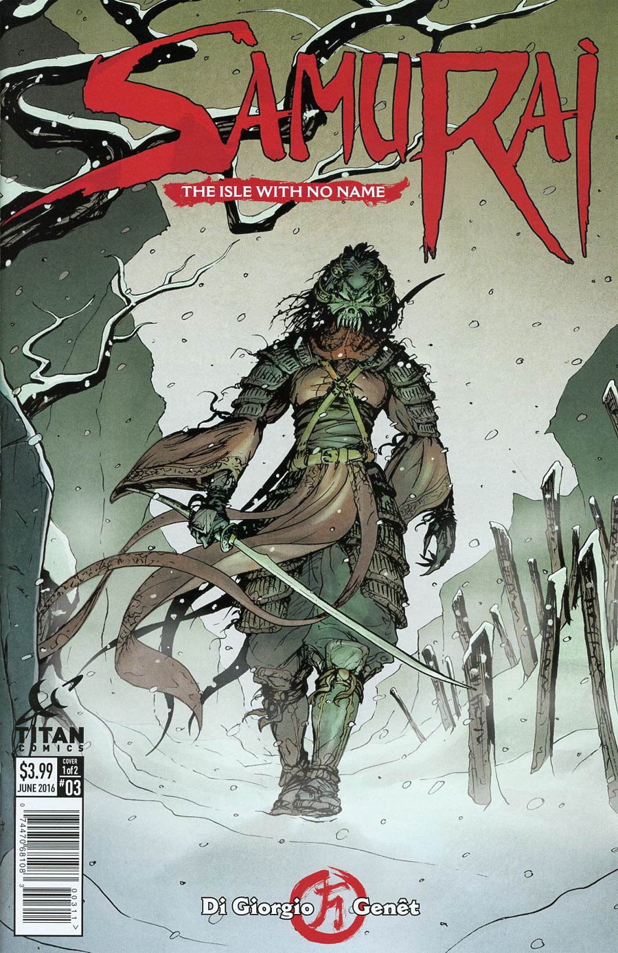 Samurai (Titan Comics) #3 Cover A Regular Frederic Genet Cover