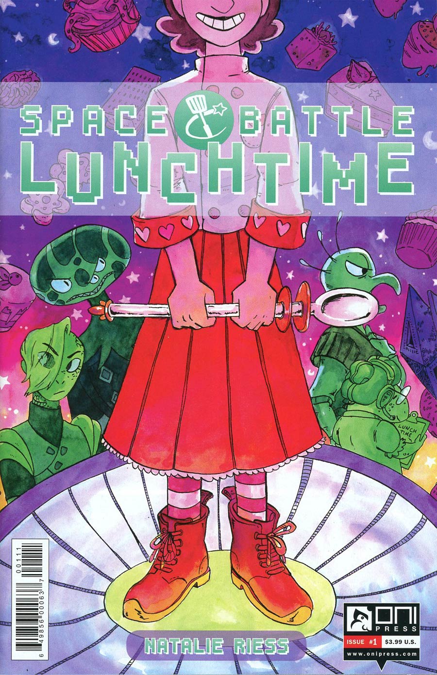 Space Battle Lunchtime #1 Cover A Regular Natalie Riess Cover