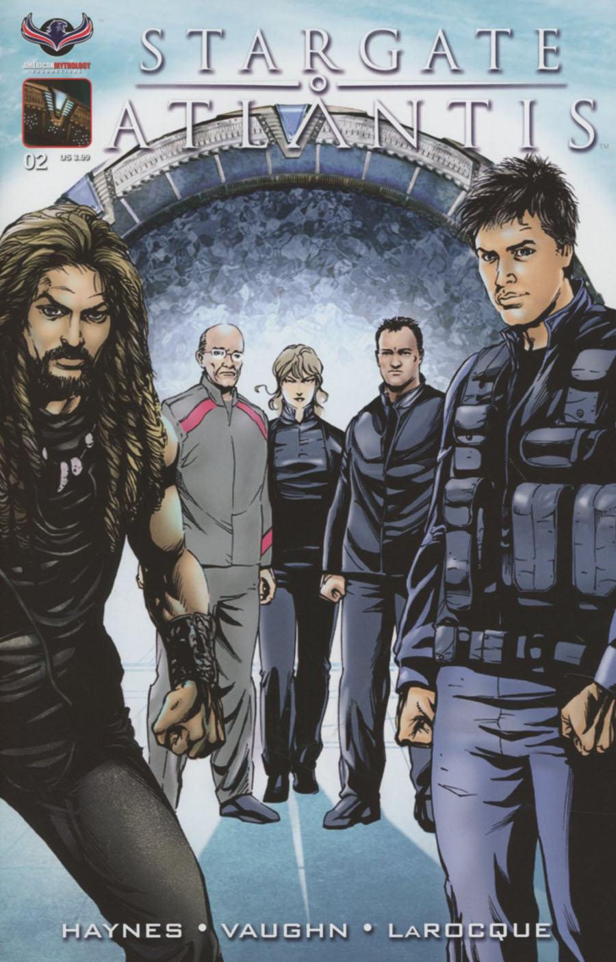Stargate Atlantis Back To Pegasus #2 Cover B Variant Greg LaRocque Wraparound Subscription Cover
