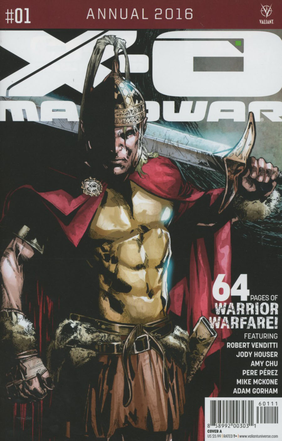 X-O Manowar Vol 3 Annual 2016 #1 Cover A Regular Phil Jimenez Cover
