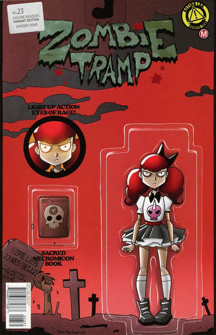 Zombie Tramp Vol 2 #23 Cover C Variant Dan Mendoza Action Figure Cover