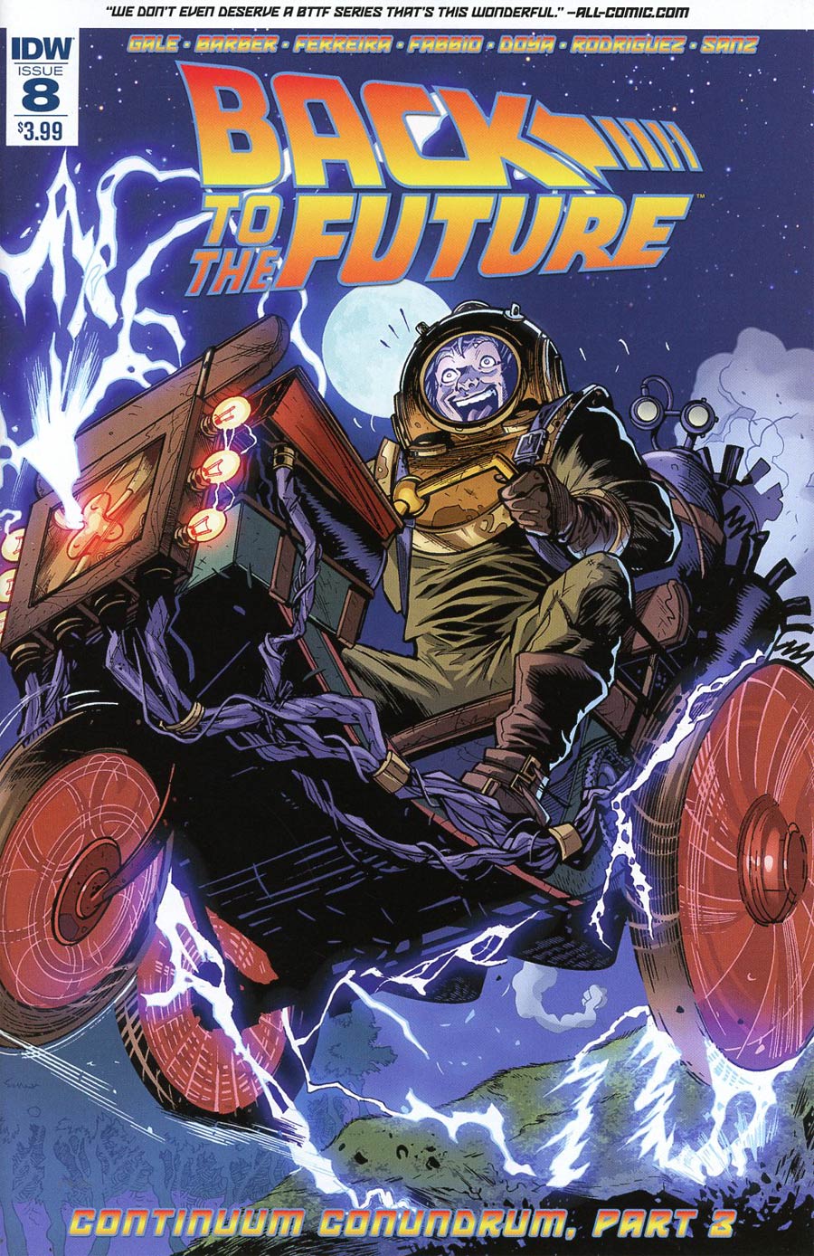 Back To The Future Vol 2 #8 Cover A Regular Marcelo Ferreira Cover