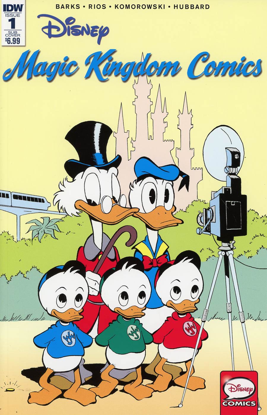 Disney Magic Kingdom Comics #1 Cover B Variant Carl Barks Subscription Cover