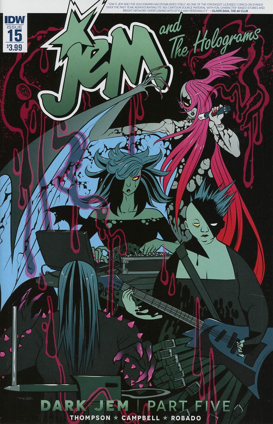 Jem And The Holograms #15 Cover A Regular Sophie Campbell Cover