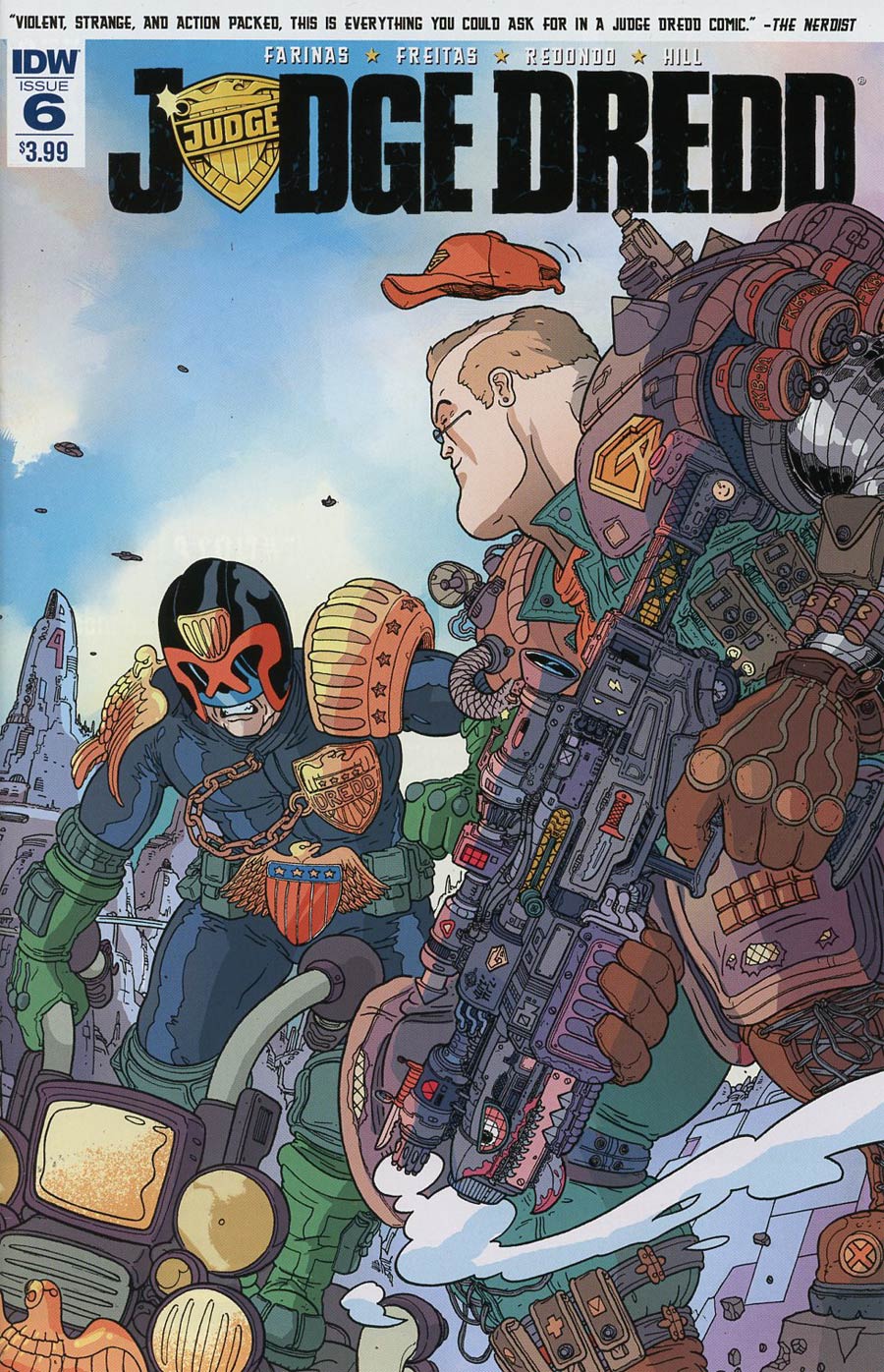 Judge Dredd Vol 5 #6 Cover A Regular Ulises Farinas Cover