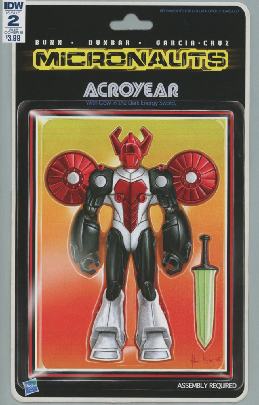 Micronauts Vol 5 #2 Cover C Variant Adam Riches Action Figure Subscription Cover