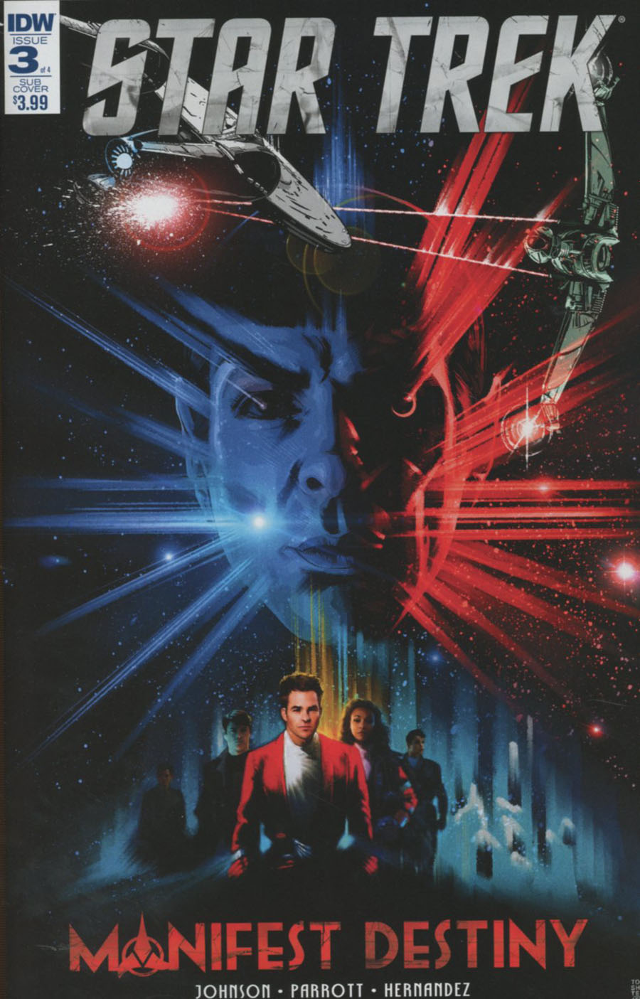 Star Trek Manifest Destiny #3 Cover B Variant Tony Shasteen Subscription Cover
