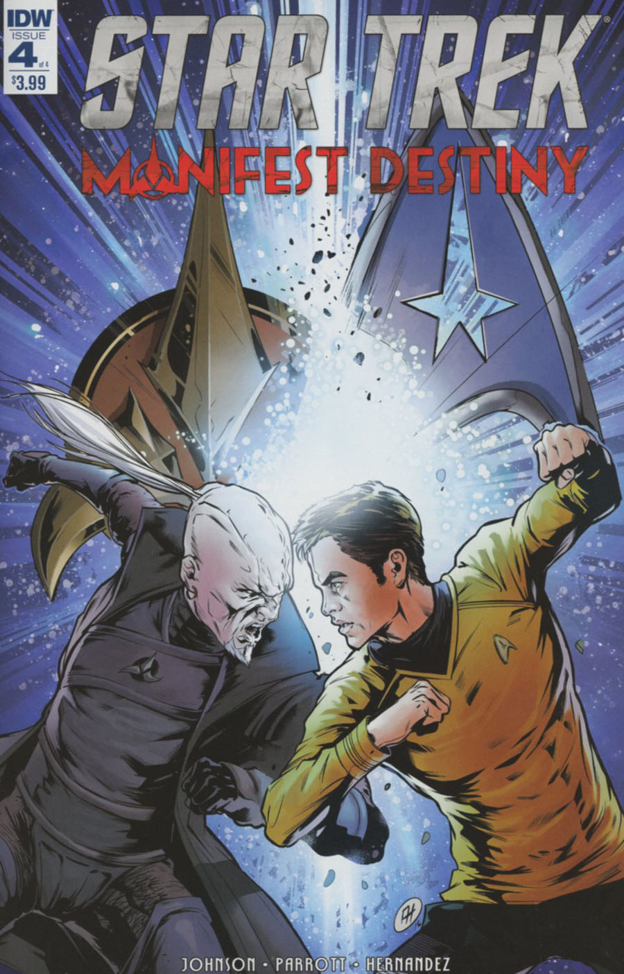 Star Trek Manifest Destiny #4 Cover A Regular Angel Hernandez Cover