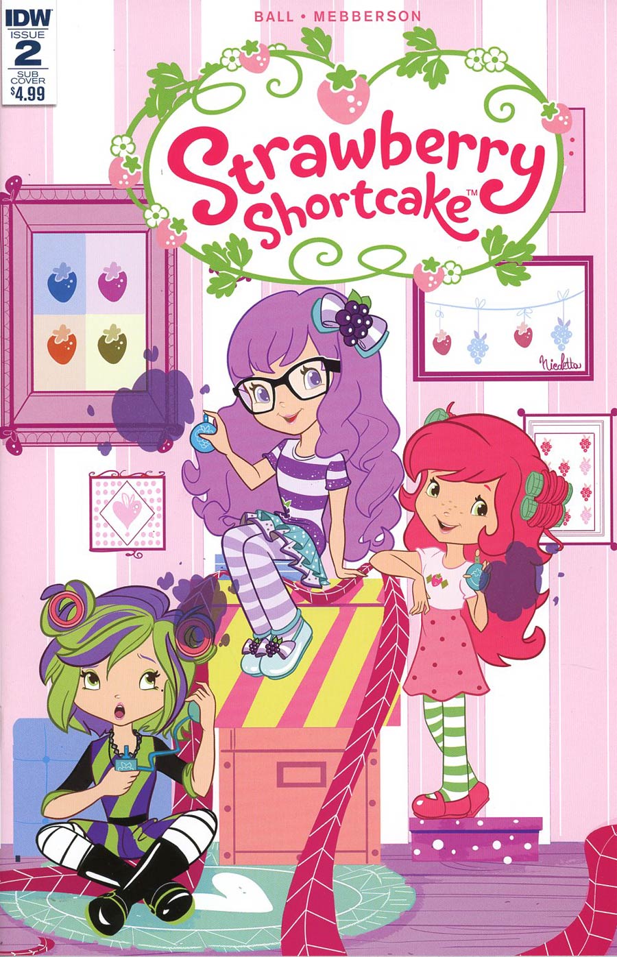 Strawberry Shortcake Vol 3 #2 Cover C Variant Nicoletta Baldari Scented Cover