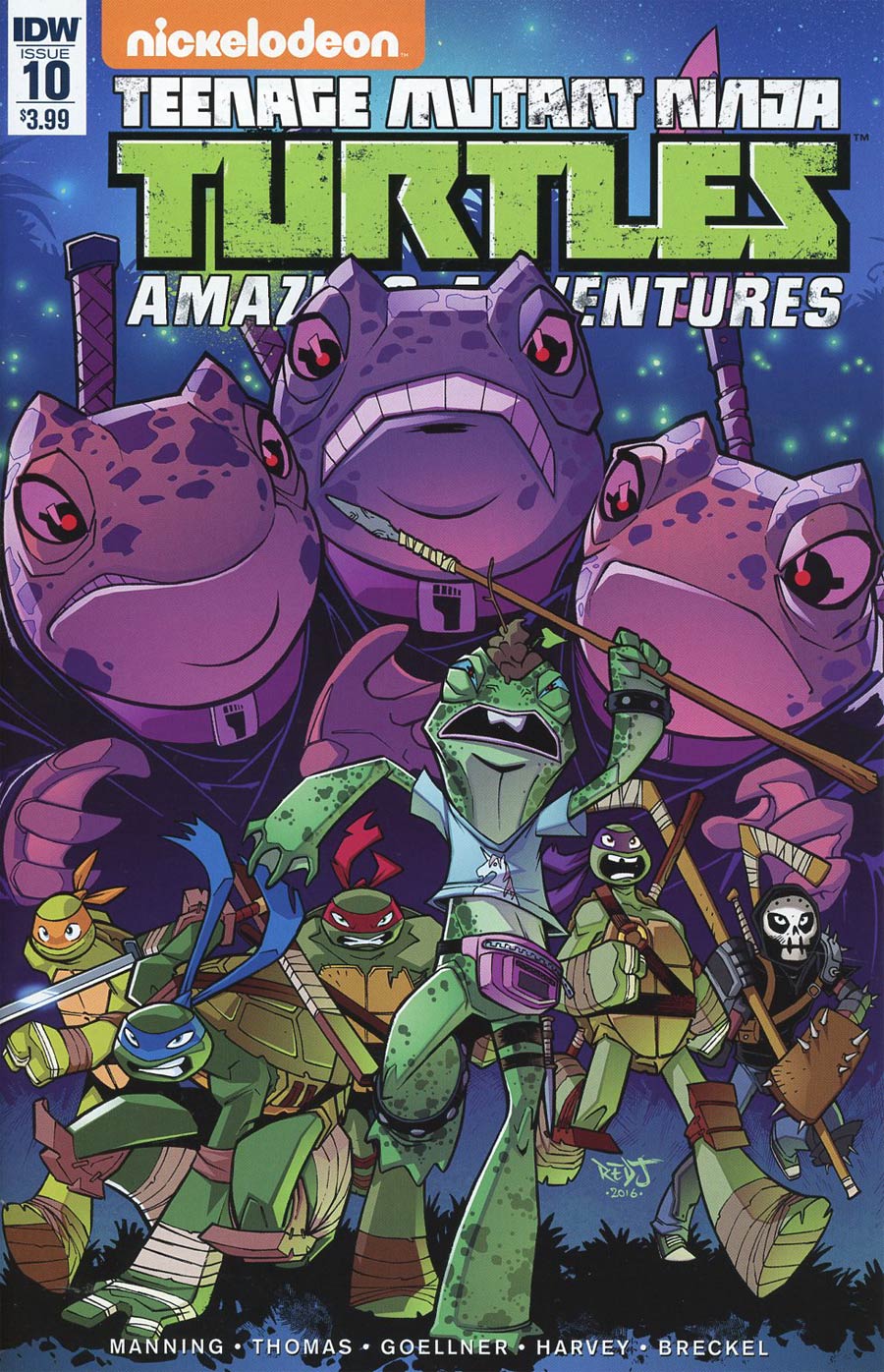 Teenage Mutant Ninja Turtles Amazing Adventures #10 Cover A Regular Jon Sommariva Cover