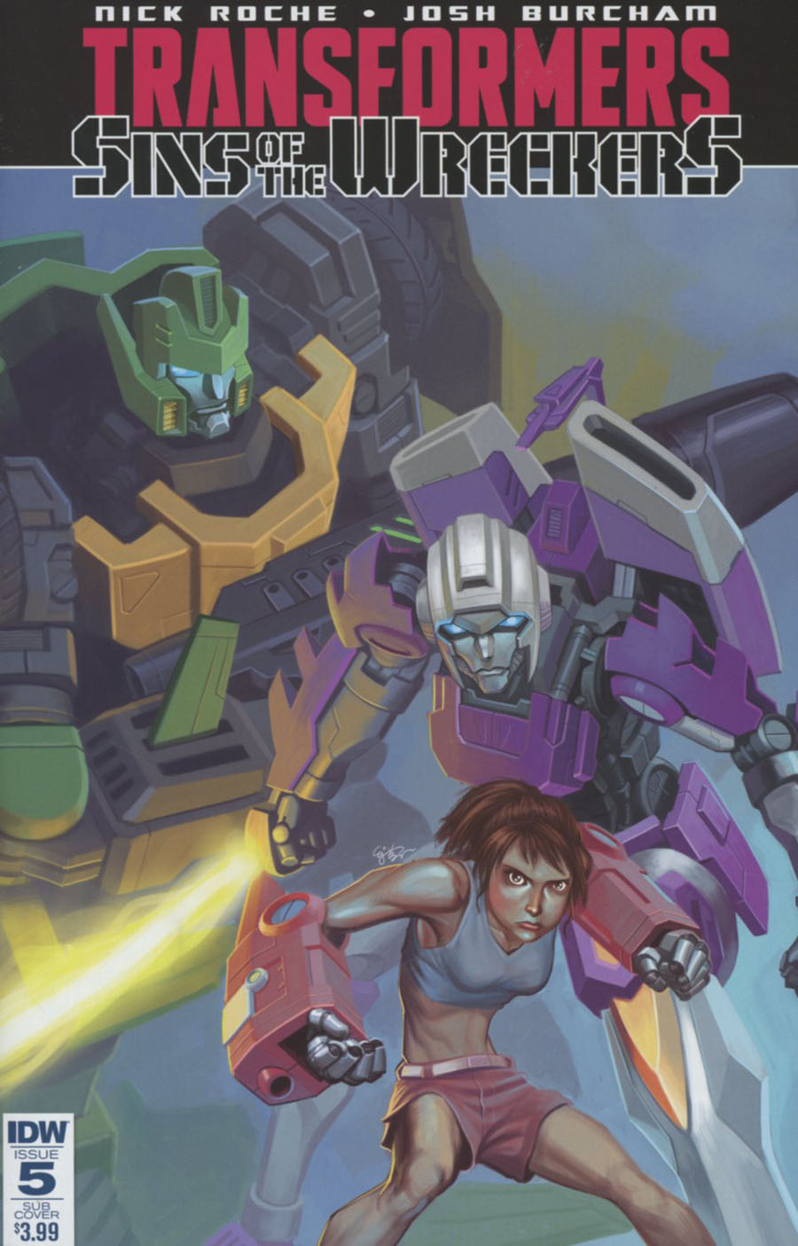 Transformers Sins Of The Wreckers #5 Cover B Variant EJ Su Subscription Cover