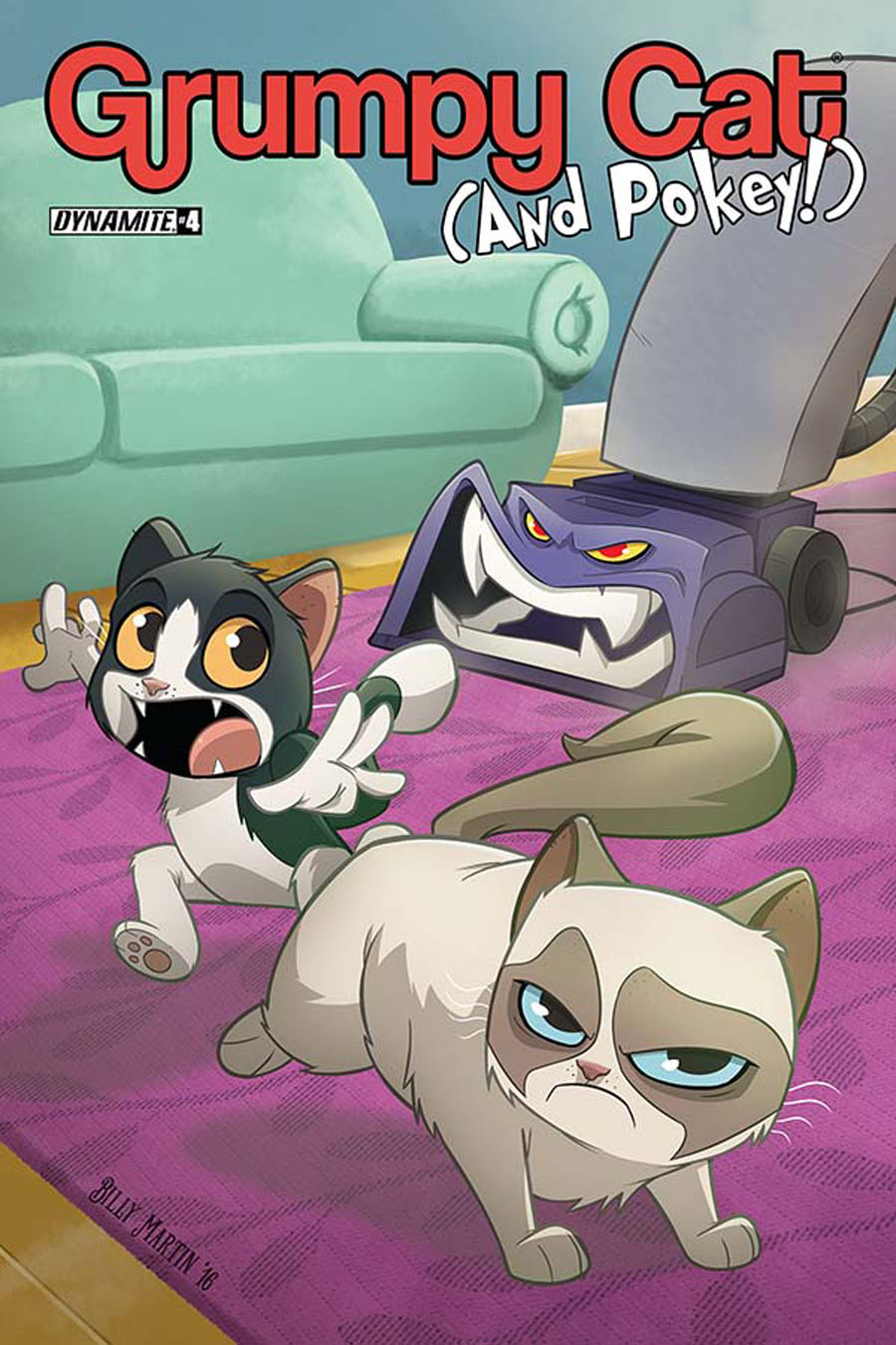 Grumpy Cat & Pokey #4 Cover B Variant Billy Martin Cover