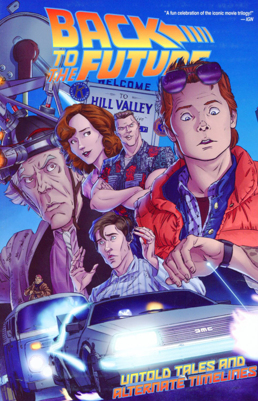 Back To The Future Untold Tales And Alternate Timelines TP Book Market Dan Schoening Cover