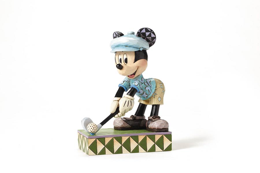 Disney Traditions Golf Mickey Figurine