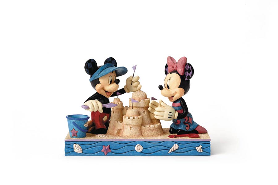 Disney Traditions Seaside Mickey & Minnie Figurine