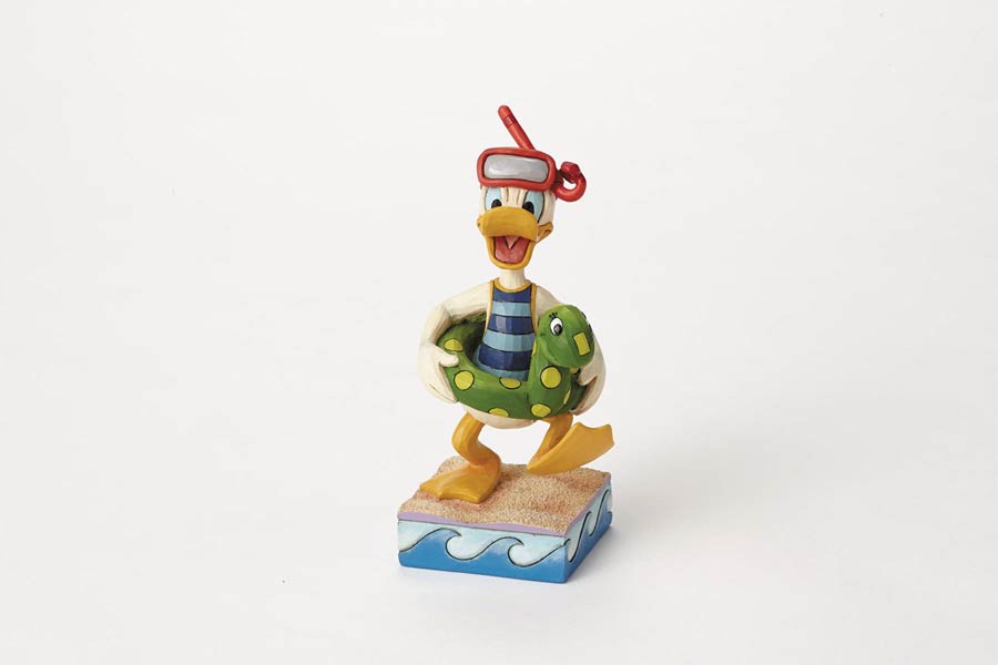Disney Traditions Snorkling Donald Duck Figurine
