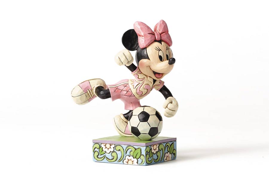 Disney Traditions Soccer Minnie Figurine