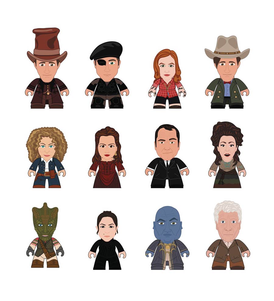 Doctor Who Titans Good Man Collection Mini Figure Blind Mystery Box 20-Piece Display