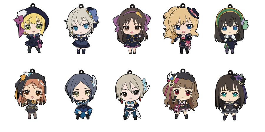 Idolmaster Plus Trading Strap Blind Mystery Box 10-Piece Display