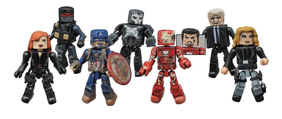 Marvel Minimates Series 67 Captain America Civil War Movie Series 2 Assortment Case