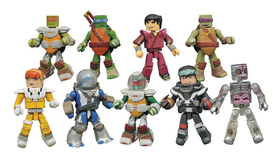 Teenage Mutant Ninja Turtles Minimates Series 5 Foil Blind Mystery Box Counter Display