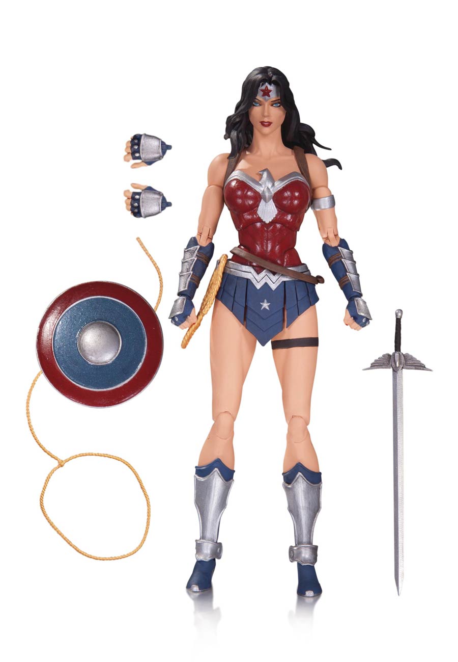 DC Comics Icons 19 Wonder Woman Justice League The Amazo Virus Action Figure