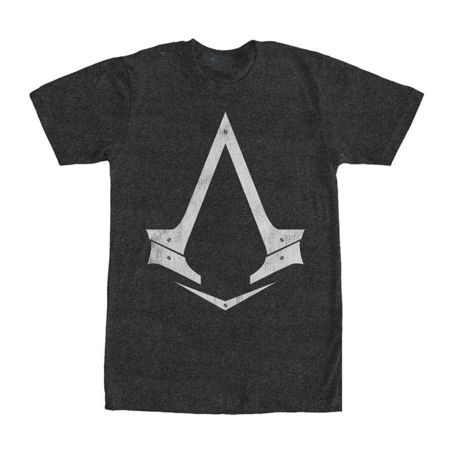 Assassins Creed Simple Logo Twilight Black T-Shirt Large