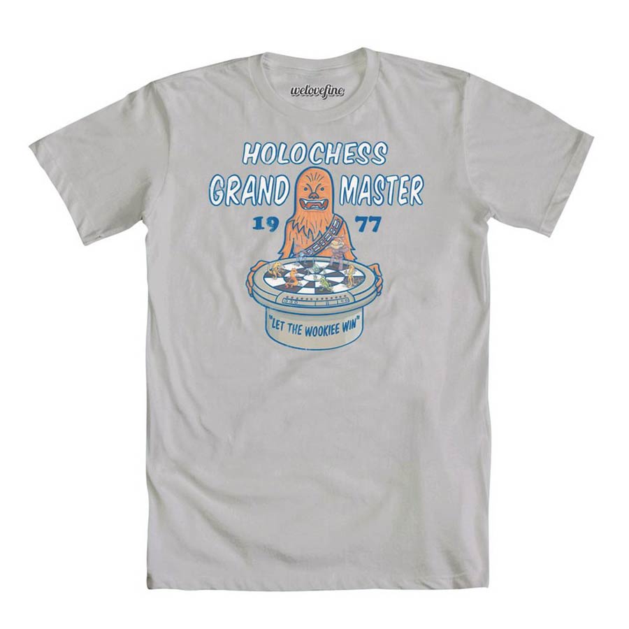 Star Wars Holochess Grandmaster Silver T-Shirt Large
